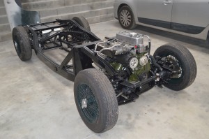 Châssis MG A remonté