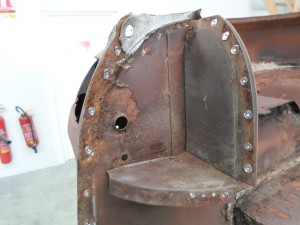 Corrosion véhicule ancien